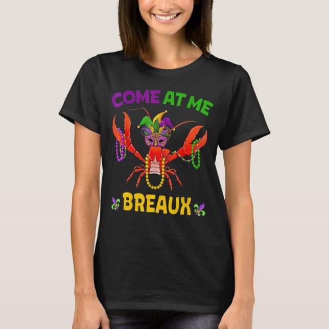Camiseta Ven A Mí Breaux Crawfish Mardi Gras Set Kid M (Anverso)