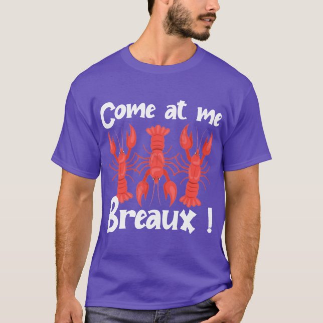 Camiseta Ven a mí Breaux Deportes de langosta Divertido niv (Anverso)