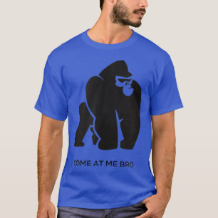 Camiseta Ven a mí, hermano, divertido gatito de gorilas y d