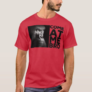 Camiseta Ven a mí, hermano, divertido gatito de gorilas y d