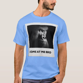 Camiseta Ven a mí, hermano, divertido gatito de gorilas y d