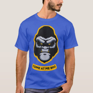 Camiseta Ven a mí hermano gracioso Gimnasio Gorilla Head y 