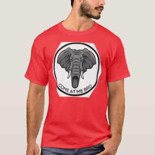 Camiseta Ven a mí, hermano, qué divertido diseño para elefa