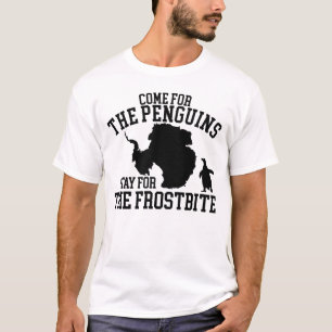 Camiseta Ven A Que Los Pingüinos Se Queden Para La Congelac