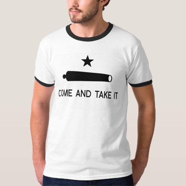 Camiseta Ven a tomar la bandera ~ Texas (Anverso)