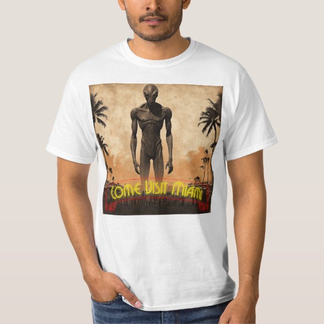 Camiseta Ven a visitar Miami (Anverso)