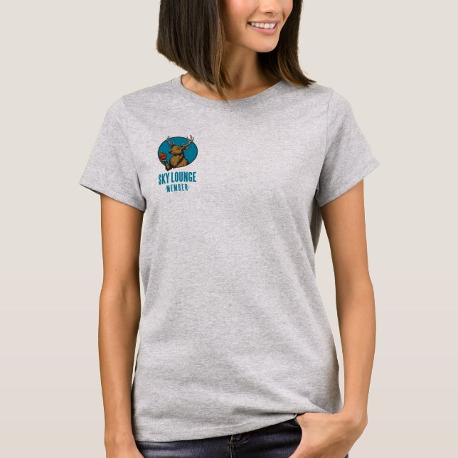 Camiseta Ven A Volar Conmigo — Ballard Elks Sky Lounge! (Anverso)