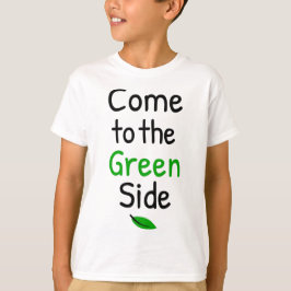 Camiseta ven al lado verde