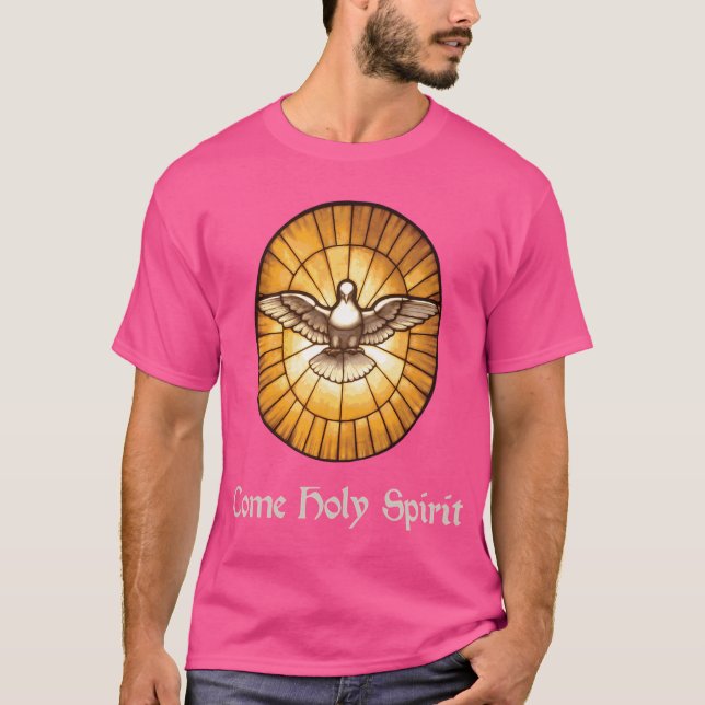 Camiseta Ven Espíritu Santo Dove Peter Dome (Anverso)