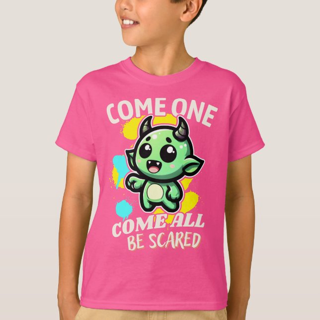 Camiseta Ven primero, ven a todos, ten miedo: Un dulce mons (Anverso)