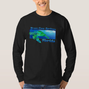 Camiseta Vena Verde Springs Florida Tortuga de mar Natación