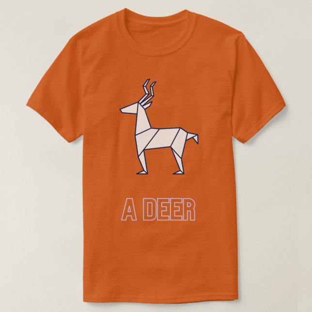 Camiseta venado 1 (Diseño del anverso)