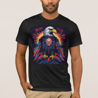 Camiseta venado colorido de Estados Unidos