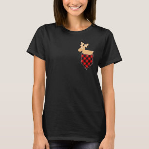 Camiseta Venado De Gingerbread En Galletas De Bolsillo... C