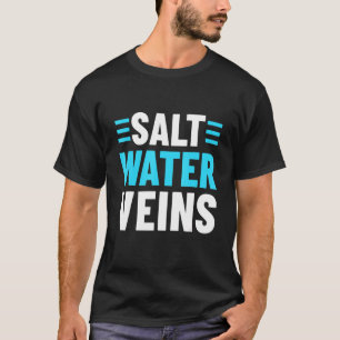 Camiseta Venas de agua salada Océano Watermen Surf Mar Pesc