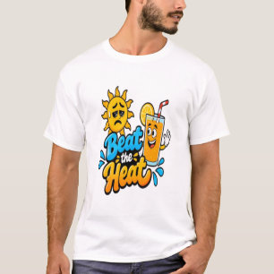 Camiseta Vence El Calor Cute Jugo De Naranja Verano Camiset