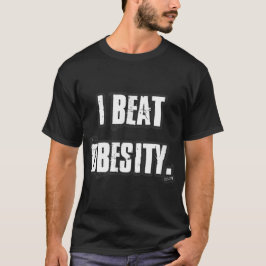 CAMISETA VENCEN LA OBESIDAD DE LA SALUD OBESA BIEN SIENDO.