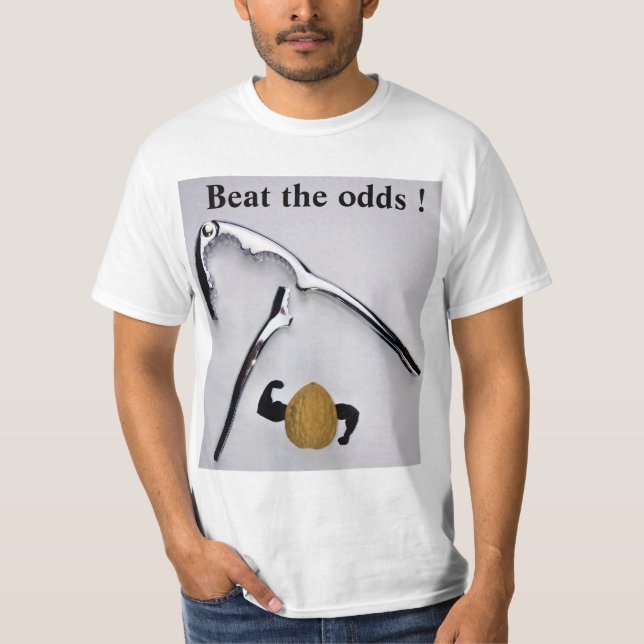 Camiseta ¡Vencer las probabilidades! (Anverso)