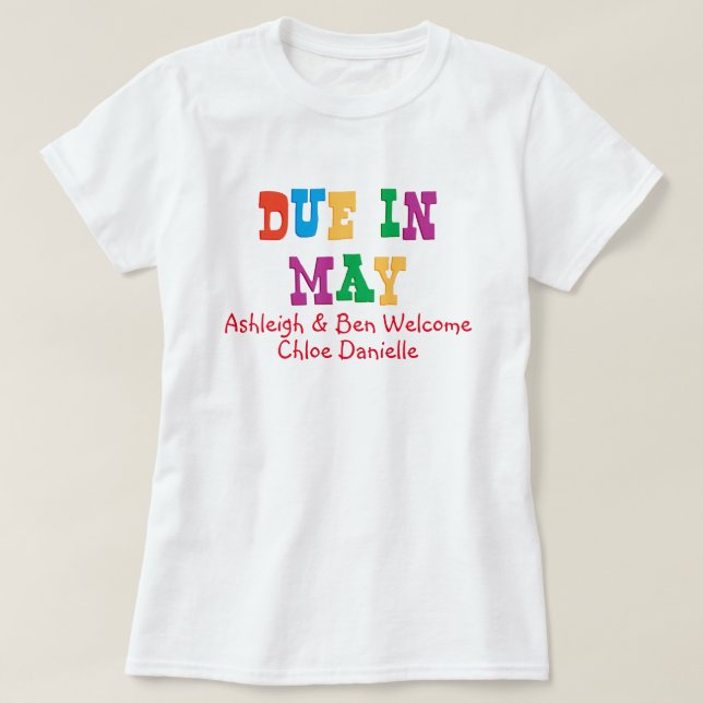 Camiseta Vencido en mayo (Diseño del anverso)