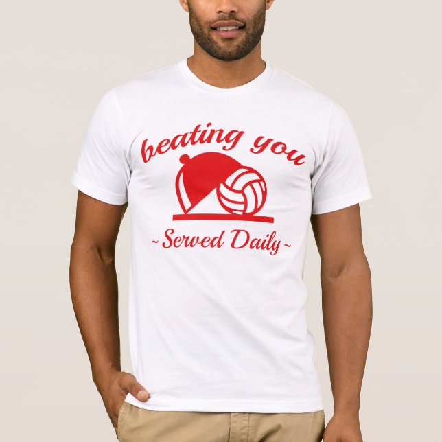 Camiseta Venciéndote en Voleibol (Anverso)