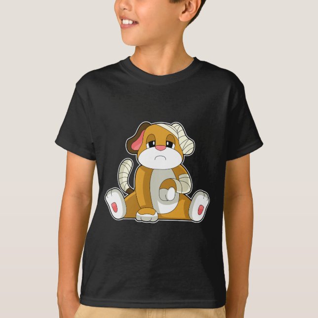 Camiseta Vendaje de perro (Anverso)