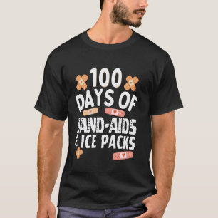Camiseta Vendas de 100 Días Tiritas y Bolsas de Hielo Enfer