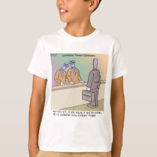 Camiseta Vendedor Chiflado por Rick London Divertido