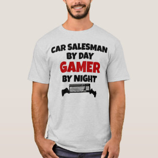 Camiseta Vendedor de coches por día de jugador por noche