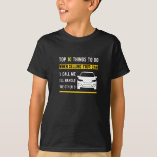 Camiseta Vendedor de coches regalo para vendedor de automóv