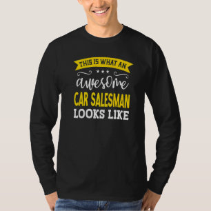 Camiseta Vendedor de coches Título de trabajador de coches