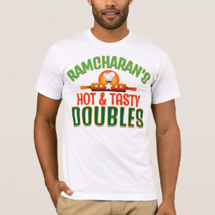 Camiseta Vendedor de DOUBLES – Comida Callejera Caliente y 