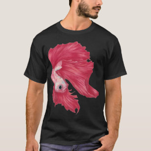 Camiseta Vendedor de gato lindo sosteniendo pescado fresco