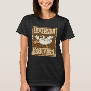 Camiseta Vendedor de huevos local Granjero de carne de poll