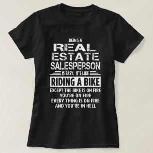 Camiseta Vendedor de las propiedades inmobiliarias