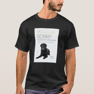 Camiseta Vendedor de Tienda en Línea de Labrador Retriever