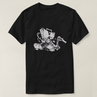 Camiseta vendedor negro de hiphop