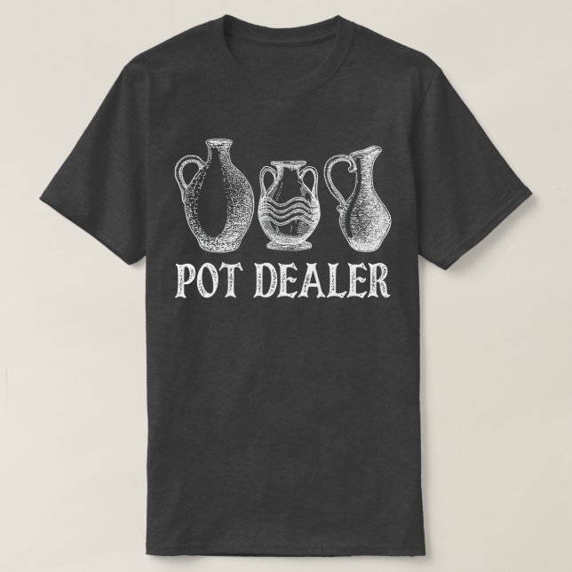 Camiseta Vendedora de cacerolas divertida artista de cerámi (Diseño del anverso)
