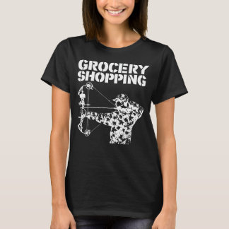 Camiseta Vendedora de compras Bowhunt Shirt Archer Divertid