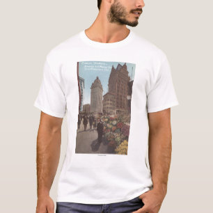 Camiseta Vendedores de flor, Kearny y calles de mercado
