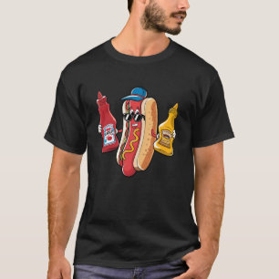 Camiseta Vendedores de Hotdog Camión de Comida Catsup Mosta