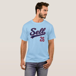 Camiseta Vender 26 Diseño de fanático de béisbol divertido