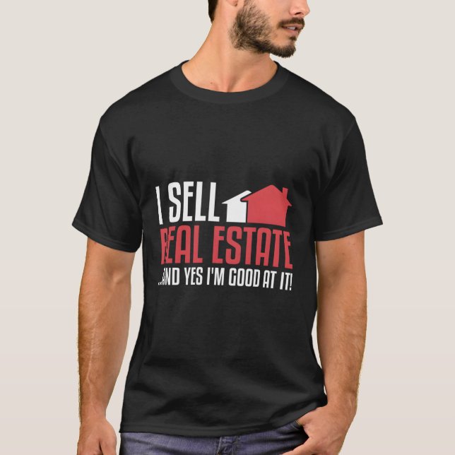 Camiseta Vender agente inmobiliario (Anverso)