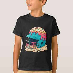 Camiseta Vender Casco de Receptor Con Máscara Facial Helado