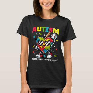 Camiseta Vender Corazón Rompecabezas Colorido de Conciencia