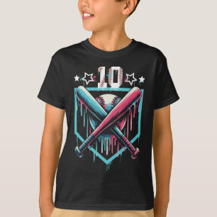 Camiseta Vender Drip 10 años niños número 10 jóvenes 10 año