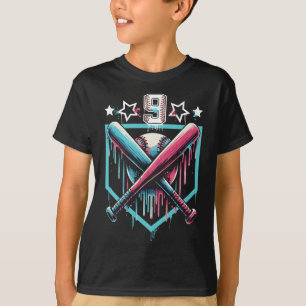 Camiseta Vender Drip Noveno Nacimiento Niños Número 9 Jóven