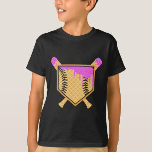 Camiseta Vender Dris Niños Helados Crema Waffle Cone Vender