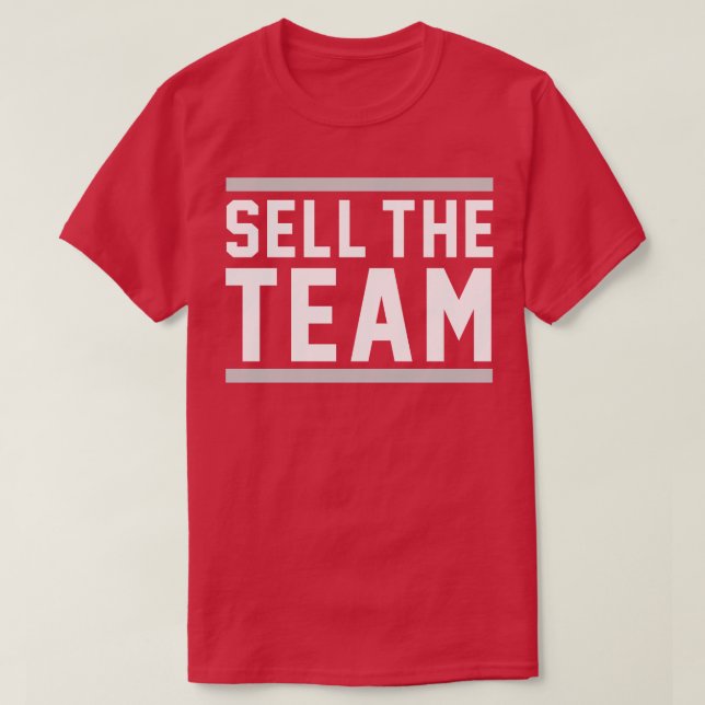 Camiseta Vender El Equipo (Diseño del anverso)