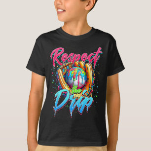 Camiseta Vender Helados De Drip Para Niños Jóvenes De Drip