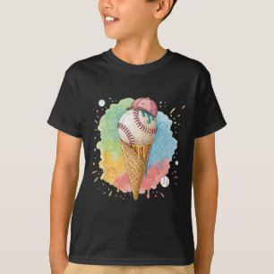 Camiseta Vender Ice Cream Watercolor Sell 3
